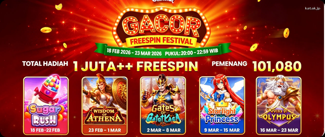 Login katakjp Sekarang Bonus Melimpah